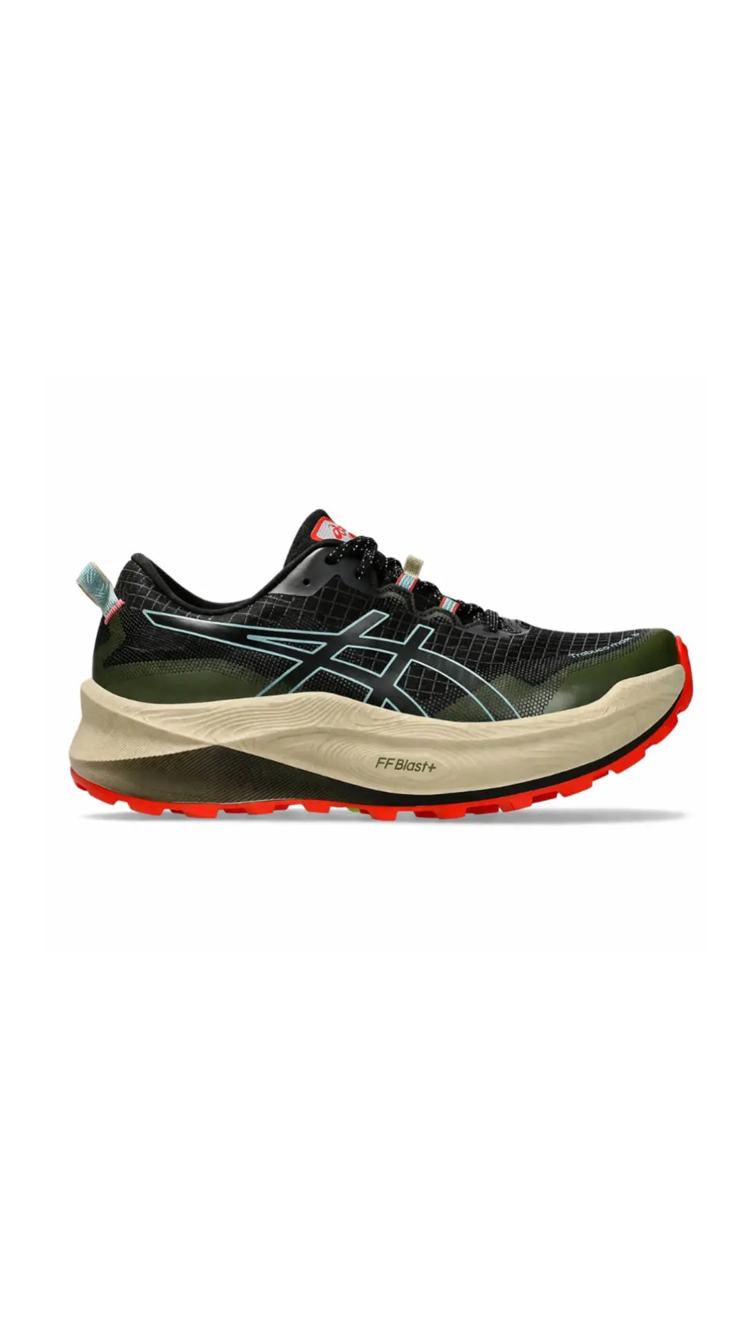 ASics Trabuco MaX Black Green Shoes